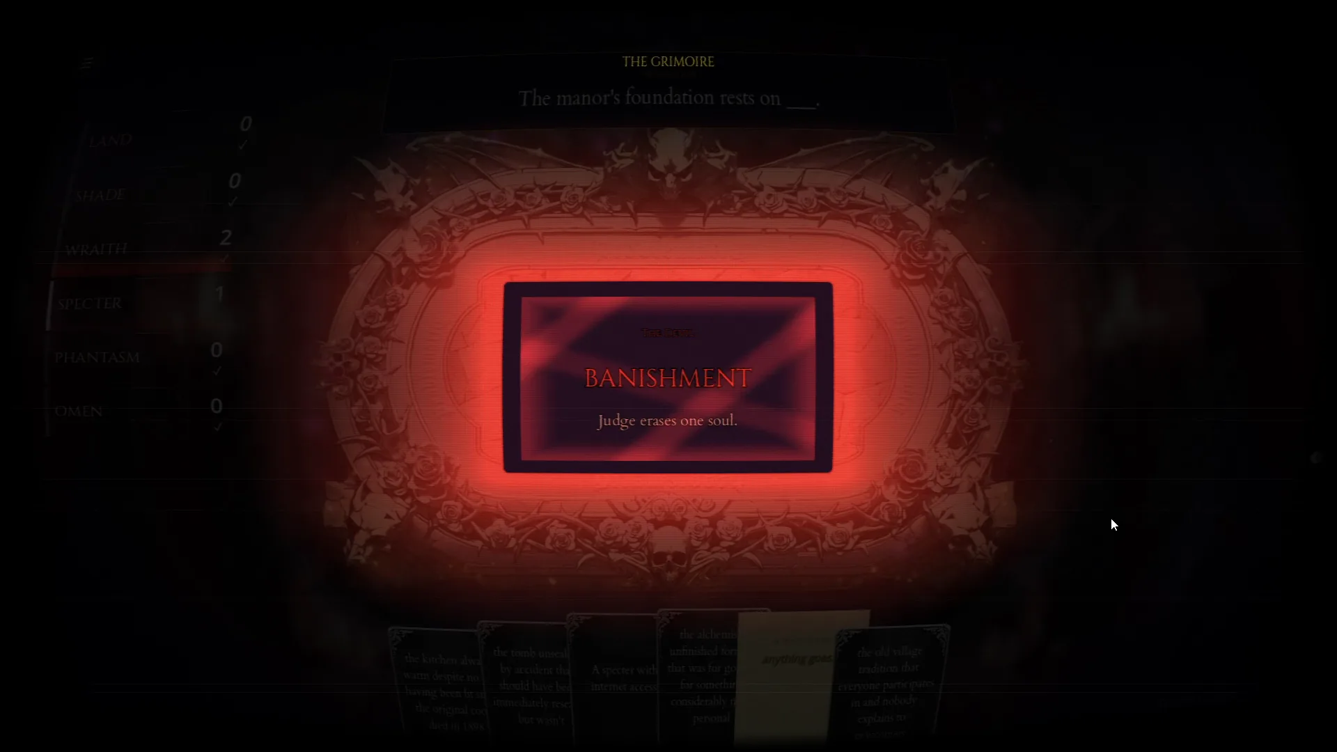 Grimoire — Banishment